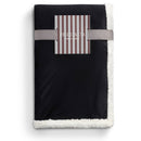 Field & Co. 100% Recycled PET Sherpa Blanket 1081-58 — Black (BK) — view 5