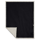 Field & Co. 100% Recycled PET Sherpa Blanket 1081-58 — Black (BK) — view 8