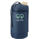 Wave Recycled Insulated Outdoor Blanket 1081-89 — Navy (NY) — view 2