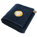 Recycled PET Oversized Coral Fleece Blanket 1082-02 — Navy (NY) — view 6