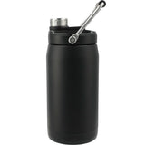 Vasco Copper Vacuum Insulated Water Jug 64oz — Black (BK) — blank back view — 4