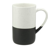 Speckled Wayland Ceramic Mug 13oz — Black (BK) — blank front view — 14
