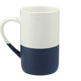 Speckled Wayland Ceramic Mug 13oz — Navy (NY) — blank back view — 10