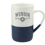 Speckled Wayland Ceramic Mug 13oz — Navy (NY) — decorated front view — 8