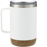 Valhalla Copper Vacuum Insulated Camp Mug 14oz — White (WH) — blank back view — 14