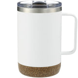 Valhalla Copper Vacuum Insulated Camp Mug 14oz — White (WH) — blank front view — 13