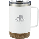 Valhalla Copper Vacuum Insulated Camp Mug 14oz — White (WH) — decorated front view — 12