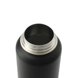 Highland 3-in-1 Copper Vacuum Bottle Kit 32oz — Black (BK) — blank right angle — 10