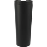 Maia 2-in-1 Copper Vacuum Tumbler Kit 24oz — Black (BK) — blank front view — 15