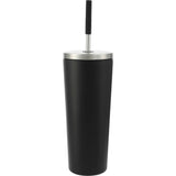 Maia 2-in-1 Copper Vacuum Tumbler Kit 24oz — Black (BK) — blank front view — 14