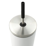 Maia 2-in-1 Copper Vacuum Tumbler Kit 24oz — White (WH) — blank left angle — 10