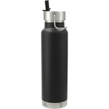 Thor Copper Vacuum Insulated Bottle 25oz Straw Lid — Black (BK) — blank front view — 23
