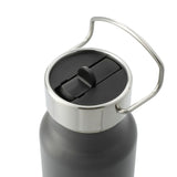 Thor Copper Vacuum Insulated Bottle 25oz Straw Lid — Gray (GY) — blank left angle — 15