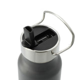 Thor Copper Vacuum Insulated Bottle 25oz Straw Lid — Gray (GY) — blank left angle — 14