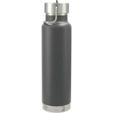 Thor Copper Vacuum Insulated Bottle 25oz Straw Lid — Gray (GY) — blank back view — 12
