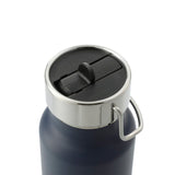 Thor Copper Vacuum Insulated Bottle 25oz Straw Lid — Navy (NY) — blank left angle — 8