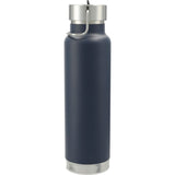 Thor Copper Vacuum Insulated Bottle 25oz Straw Lid — Navy (NY) — blank back view — 5