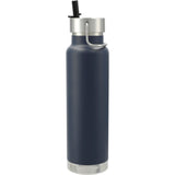 Thor Copper Vacuum Insulated Bottle 25oz Straw Lid — Navy (NY) — blank front view — 4