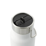 Thor Copper Vacuum Insulated Bottle 25oz Straw Lid — White (WH) — blank left angle — 21