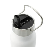 Thor Copper Vacuum Insulated Bottle 25oz Straw Lid — White (WH) — blank left angle — 20