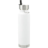 Thor Copper Vacuum Insulated Bottle 25oz Straw Lid — White (WH) — blank front view — 17