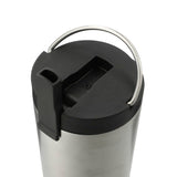 Thor Copper Insulated Tumbler 24oz Flip Straw Lid — Silver (SL) — blank left angle — 33