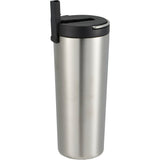 Thor Copper Insulated Tumbler 24oz Flip Straw Lid — Silver (SL) — blank front view — 27