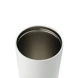 Thor Copper Insulated Tumbler 24oz Flip Straw Lid — White (WH) — blank left angle — 23