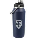 Vasco Copper Vacuum Insulated Bottle 40oz — Navy (NY) — decorated front view — 2