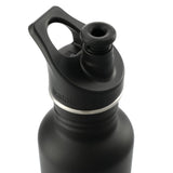Klean Kanteen Eco Classic 27oz - Sport Cap — Black (BK) — blank right angle — 5