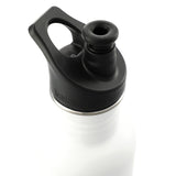 Klean Kanteen Eco Classic 27oz - Sport Cap — White (WH) — blank right angle — 10
