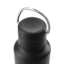 Klean Kanteen Eco Insulated Classic 20oz - Loop Cap — Black (BK) — blank right angle
