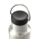 Klean Kanteen Eco Insulated Classic 20oz - Loop Cap — Silver (SL) — blank right angle
