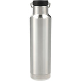 Klean Kanteen Eco Insulated Classic 20oz - Loop Cap — Silver (SL) — blank front view — 7