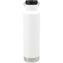 Klean Kanteen Eco Insulated Classic 20oz - Loop Cap — White (WH) — blank front view