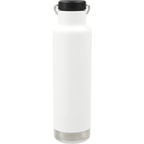 Klean Kanteen Eco Insulated Classic 20oz - Loop Cap — White (WH) — blank front view — 3