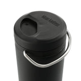 Klean Kanteen Eco TKWide 20oz - Twist Cap — Black (BK) — blank right angle — 18