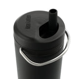 Klean Kanteen Eco TKWide 20oz - Twist Cap — Black (BK) — blank right angle — 17