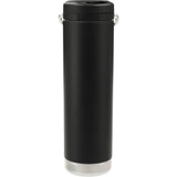 Klean Kanteen Eco TKWide 20oz - Twist Cap — Black (BK) — blank back view — 15