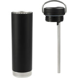 Klean Kanteen Eco TKWide 20oz - Twist Cap — Black (BK) — blank front view — 12