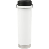 Klean Kanteen Eco TKWide 20oz - Twist Cap — White (WH) — blank front view — 5