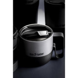 Klean Kanteen Eco Rise 14oz Mug — Asphalt (ASPT) — blank front view — 19