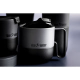 Klean Kanteen Eco Rise 14oz Mug — Asphalt (ASPT) — blank front view — 20