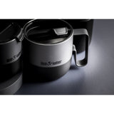 Klean Kanteen Eco Rise 14oz Mug — Asphalt (ASPT) — blank product view — 8