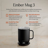 Ember Mug 3 - 10 oz — Black (BK) — blank product view — 19