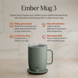 Ember Mug 3 - 14 oz — Sage (SG) — blank product view — 42