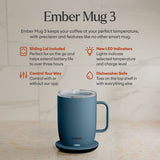 Ember Mug 3 - 14 oz — Salt Blue — blank product view — 33