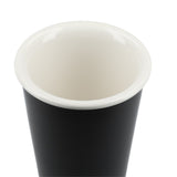 I'm not a paper cup ceramic tumbler 10oz — Black (BK) — blank product view — 5