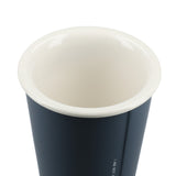 I'm not a paper cup ceramic tumbler 10oz — Navy (NY) — blank product view — 22