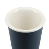 I'm not a paper cup ceramic tumbler 10oz — Navy (NY) — blank product view — 21